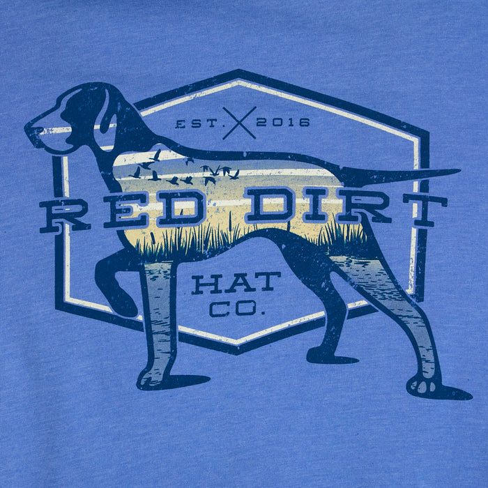 Red Dirt Hat Company Men's Columbia Blue Pointer T-Shirt