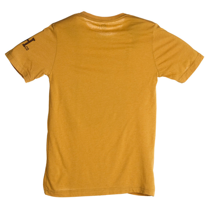 Red Dirt Hat Company Men's Mustard Highway Heeler Tee Shirt