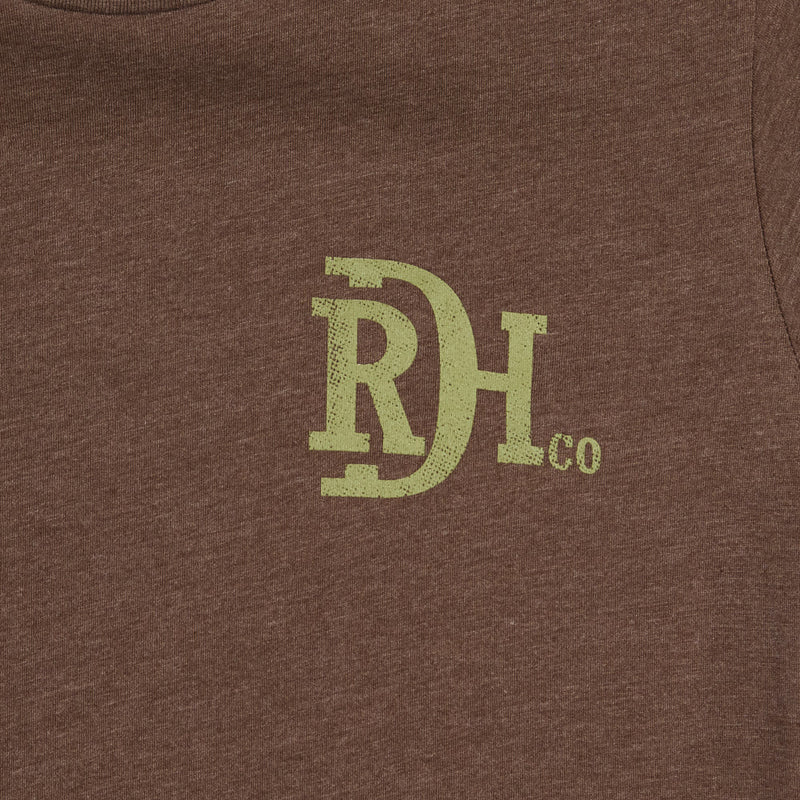 Red Dirt Hat Company Men's Brown Rutting Season Tee Shirt