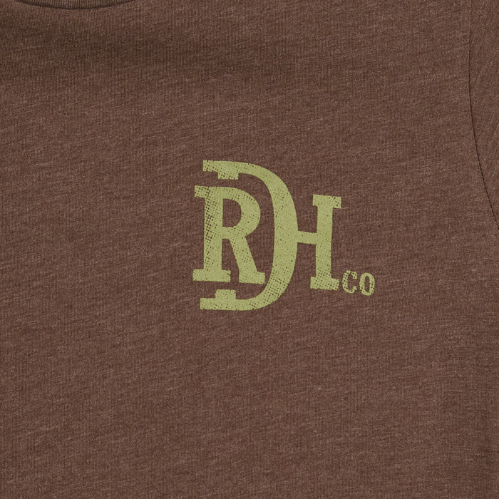 Red Dirt Hat Company Men's Brown Rutting Season Tee Shirt