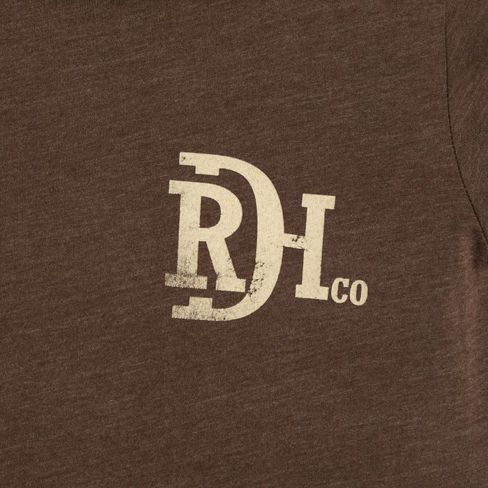 Red Dirt Hat Company Men's Brown Bird Shot Tee Shirt