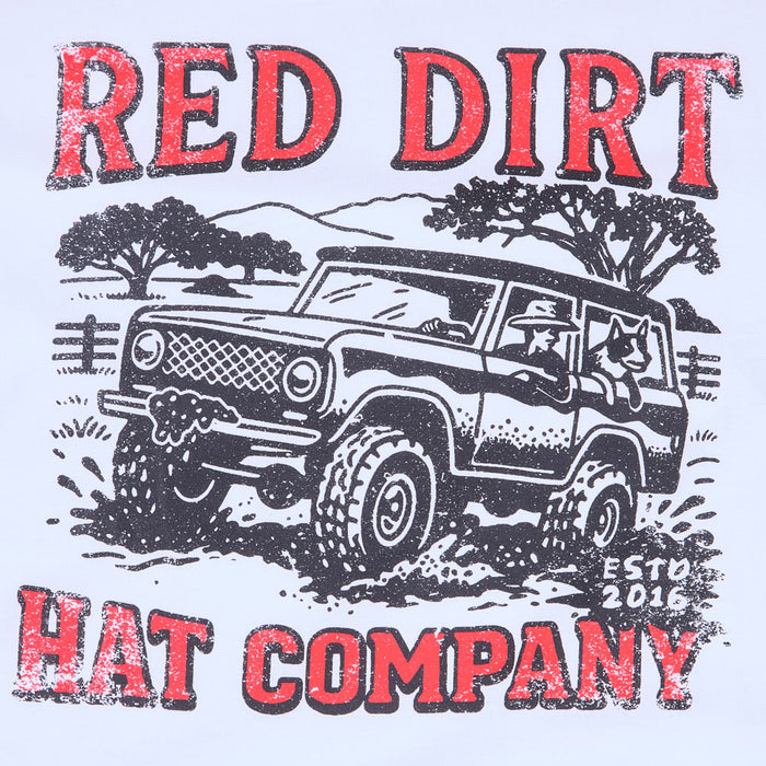 Red Dirt Hat Company Men's White Mud Slinger Tee Shirt