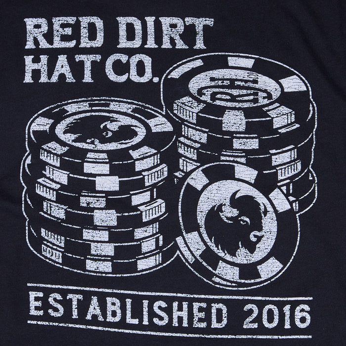 Red Dirt Hat Company Men's Black High Roller Tee Shirt