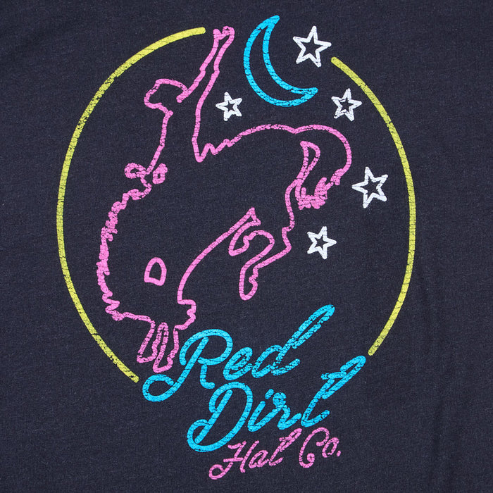 Red Dirt Hat Company Boy's Black Neon Moon Tee Shirt