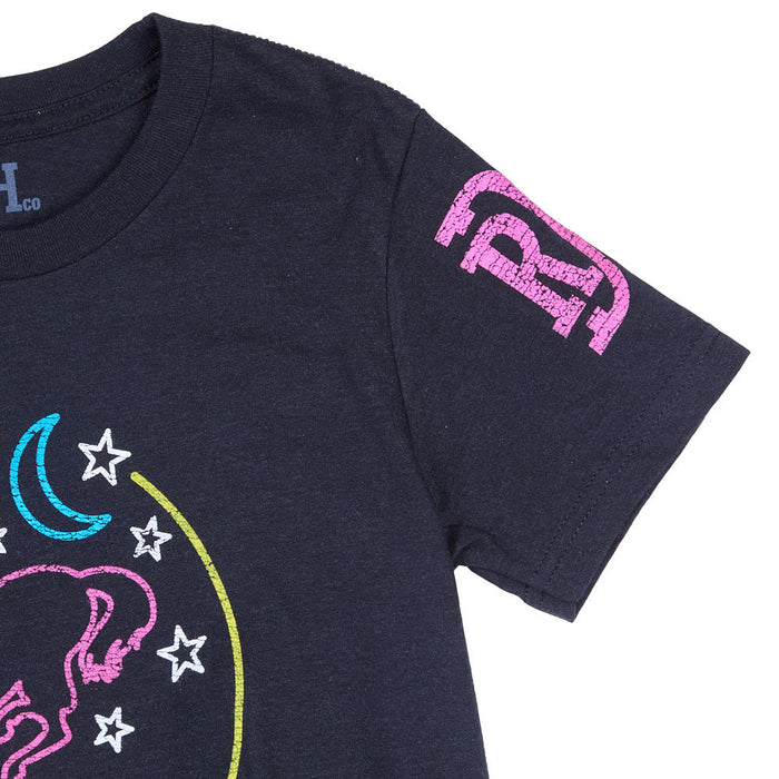 Red Dirt Hat Company Boy's Black Neon Moon Tee Shirt