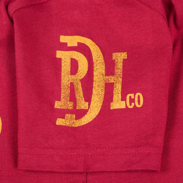 Red Dirt Hat Company Boy's Heather Cardinal Bone Dry Tee Shirt