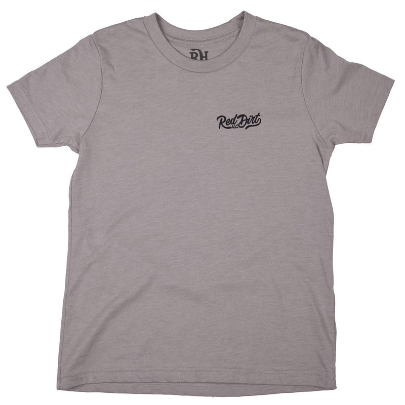Red Dirt Hat Company Boy's Heather Stone McFly Tee Shirt