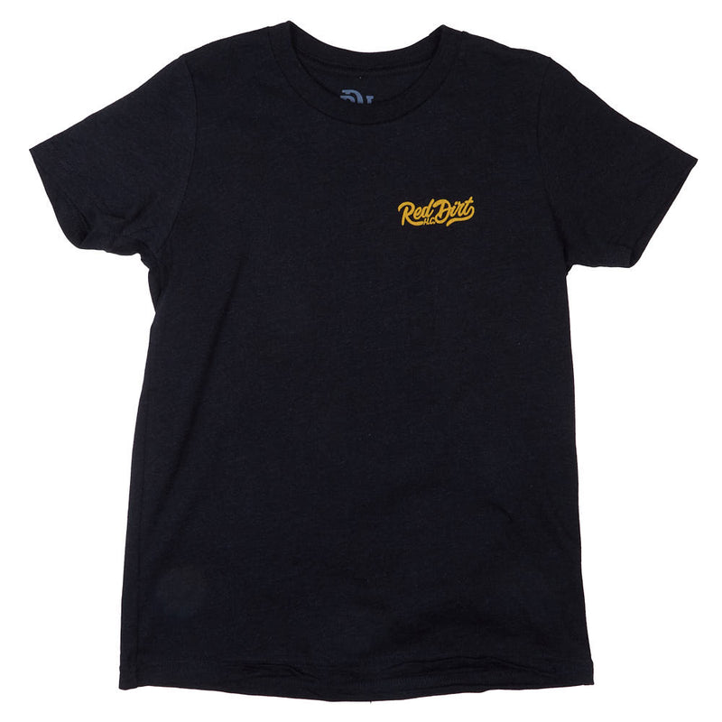 Red Dirt Hat Company Boy's Heather Black The Derricks Tee Shirt