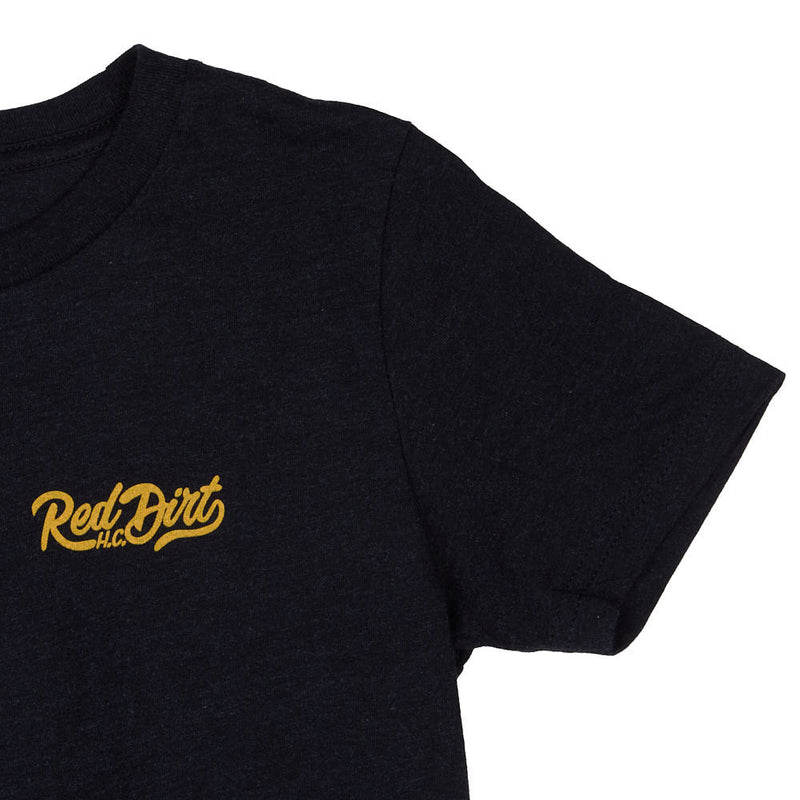 Red Dirt Hat Company Boy's Heather Black The Derricks Tee Shirt