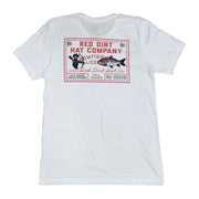 Red Dirt Hat Company Mens Bowfishing White Tee Shirt