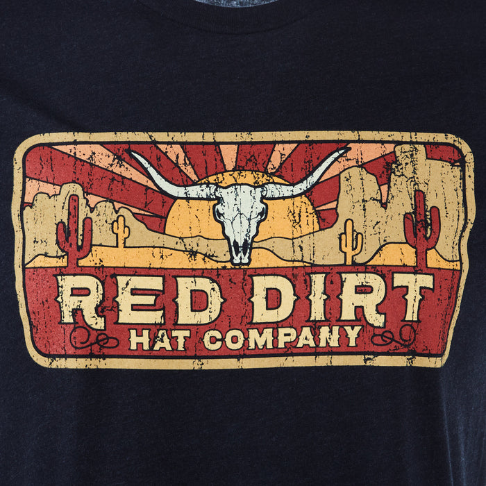 Red Dirt Hat Company Longhorn Skull Tee