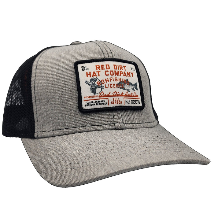 Red Dirt Hat Company Bowfish Grey/Black Cap