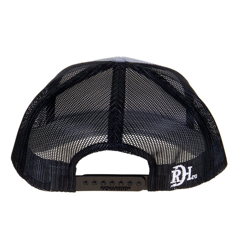 Red Dirt Hat Company Mens Co Grey/Black With Sunset Patch Cap
