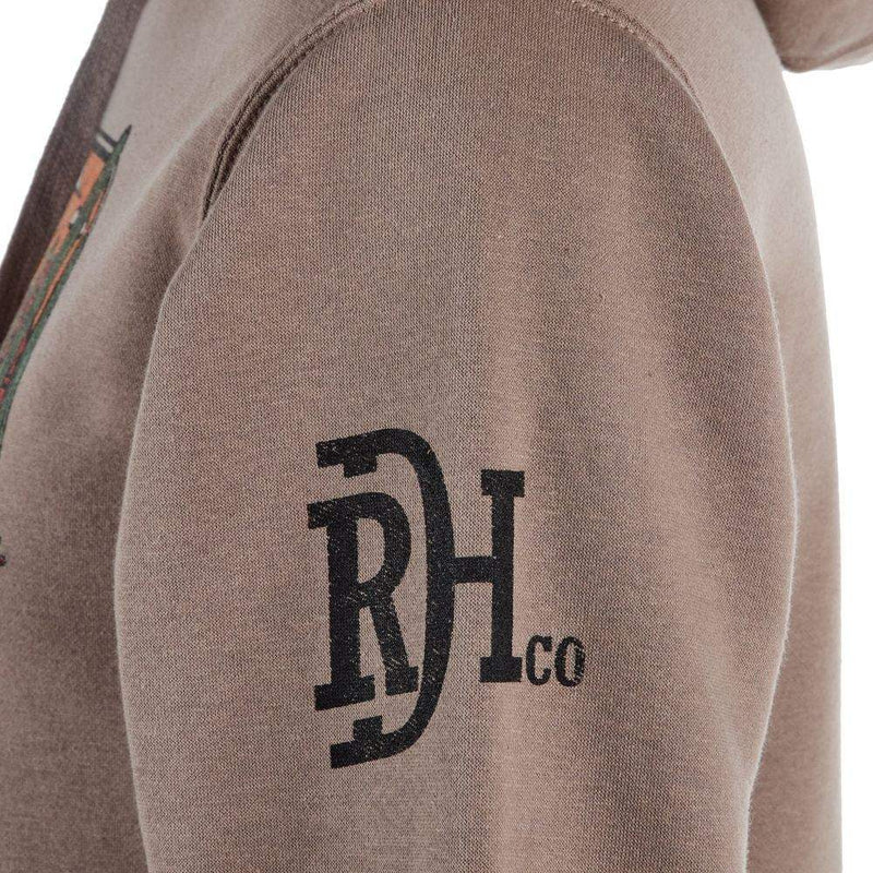 Red Dirt Hat Company Mens Latte Relaxing Hoodie