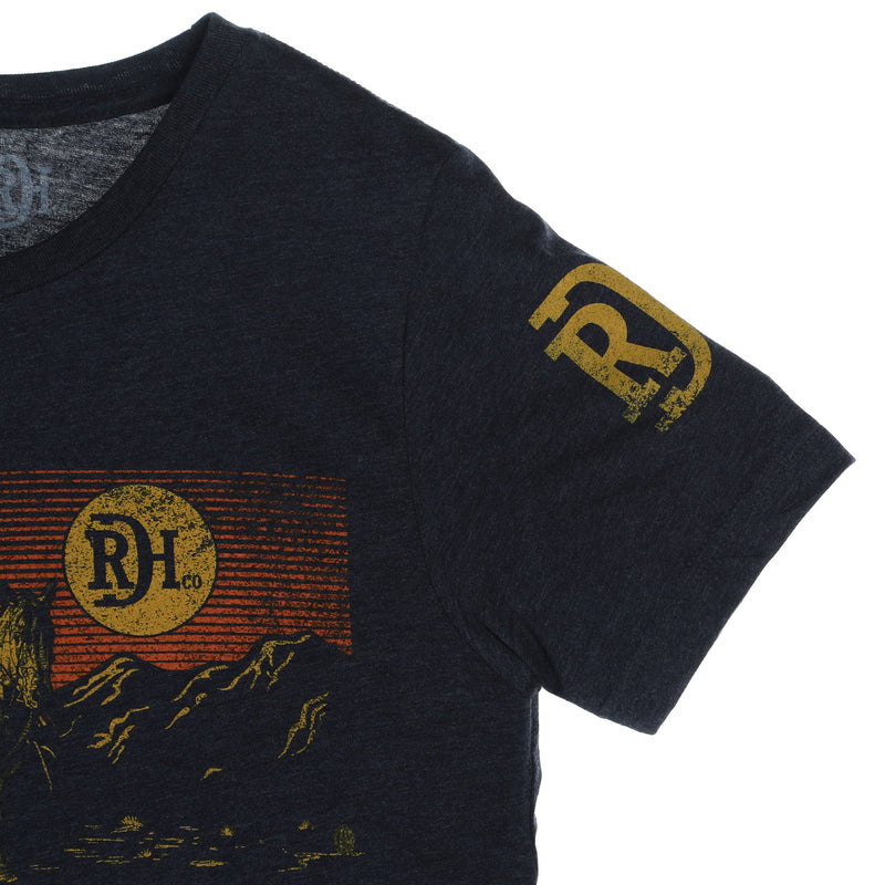 Red Dirt Hat Company Men's Vaquero Black Tee