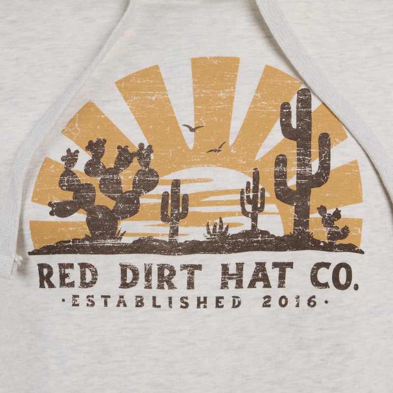 Red Dirt Hat Company Mens Oatmeal Day Break Hoodie