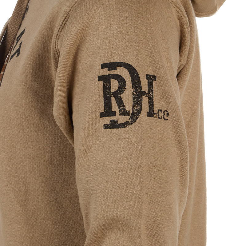 Red Dirt Hat Company Men's Tan Quittin' Time Hoodie