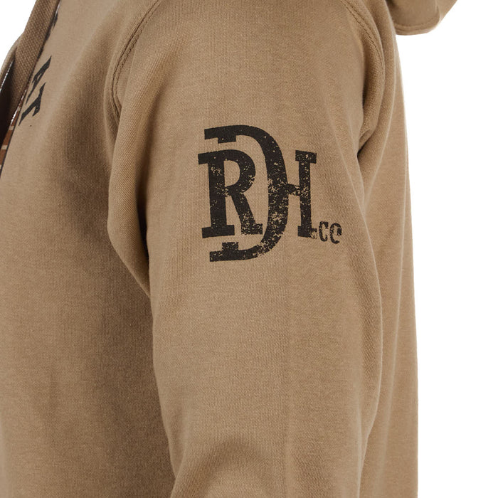 Red Dirt Hat Company Men's Tan Quittin' Time Hoodie
