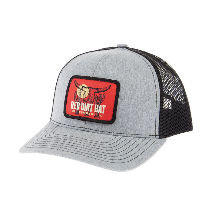 Red Dirt Hat Company Boone Grey Black Cap