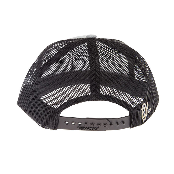 Red Dirt Hat Company Boone Grey Black Cap
