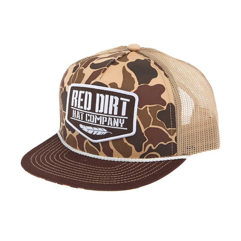 Red Dirt Hat Company Youth Duck Camo & Tan Cap