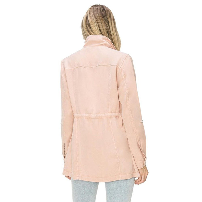 Risen Jeans Women's Soft Pink Anorak Jacket