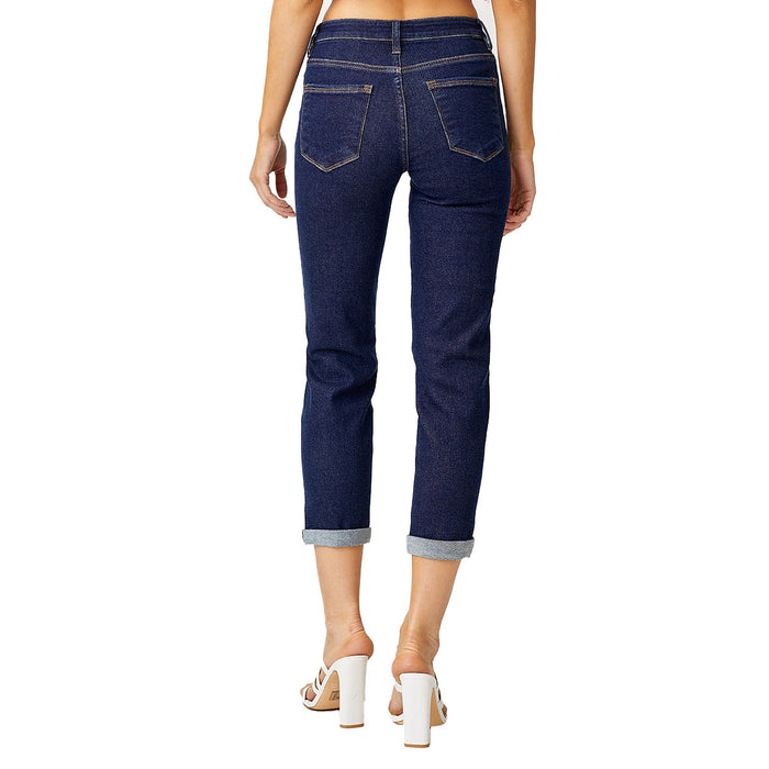 Risen Jeans Women's Mid Rise Girlfriend Jeans