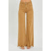 Risen Jeans Womens High Rise Mocha Wide Leg Jeans