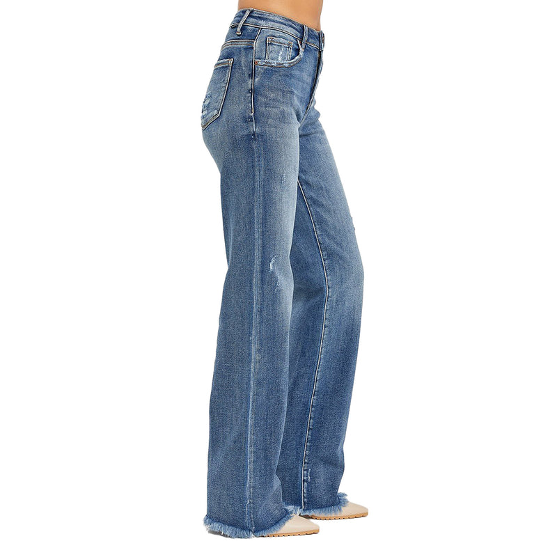 Risen Jeans Women's Dark High Rise Jeans