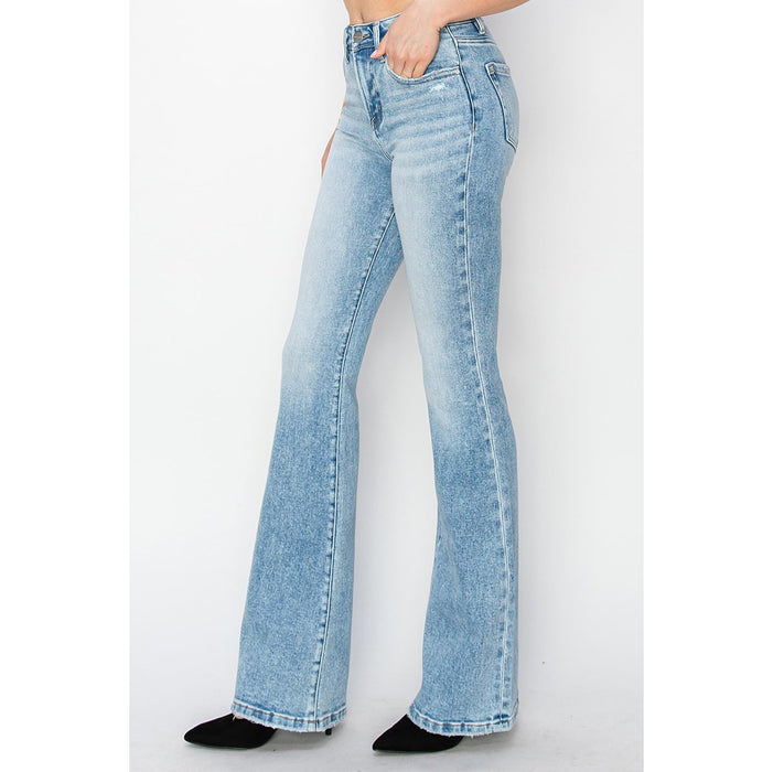 Risen Jeans Women's Light Wash Bootcut Jeans