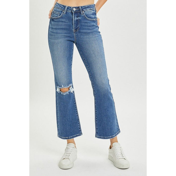 Risen Jeans Women's High Rise Distressed Jeans