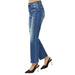Risen Jeans Women's High Rise Dark Wash Ankle Jeans