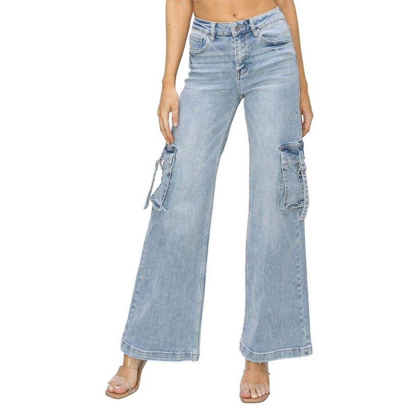 Risen Jeans Light Side Cargo Wide Jean