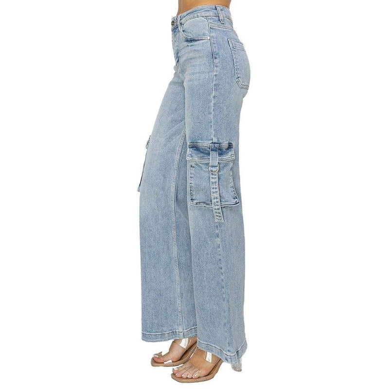 Risen Jeans Light Side Cargo Wide Jean