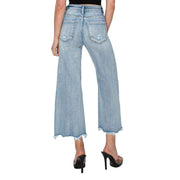 Risen Jeans Women's Light Wash Flare Jeans