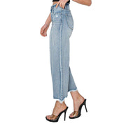 Risen Jeans Women's Light Wash Flare Jeans