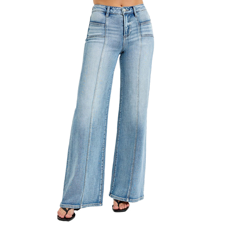 Risen Jeans Women's Medium Wash Front Pocket Jeans