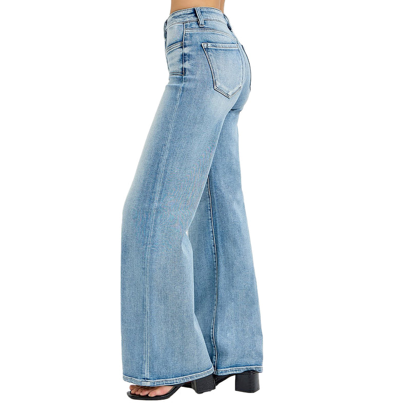 Risen Jeans Women's Medium Wash Front Pocket Jeans