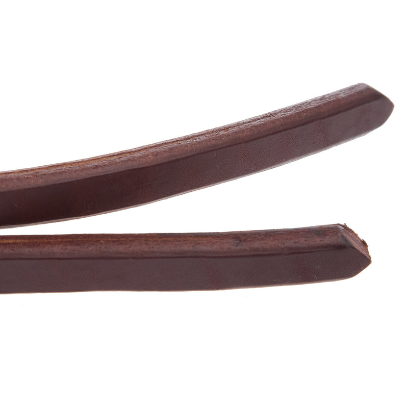 NRS 5/8in Oiled Split Reins w/Snaps