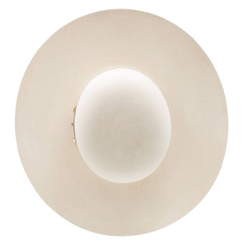Resistol 30X Alpine Pearl Open Crown 4 1/4in Brim Felt Hat