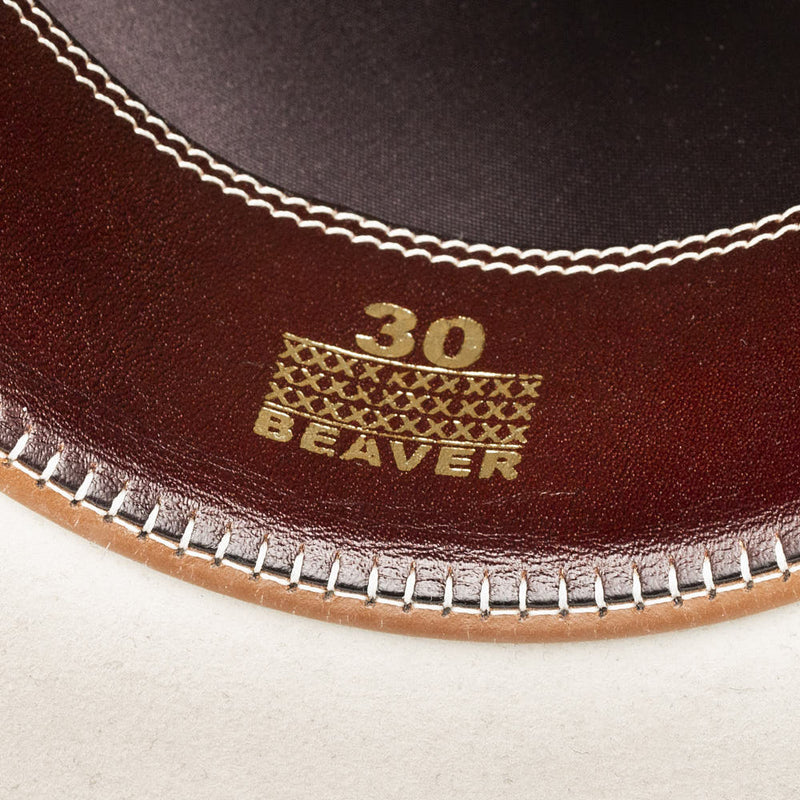 Resistol 30X Alpine Pearl Open Crown 4 1/4in Brim Felt Hat