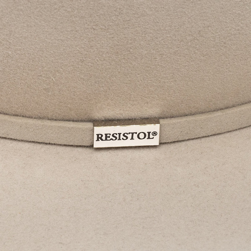Resistol Five Star Silverbelly Open Crown 4 1/4in Brim Felt Hat