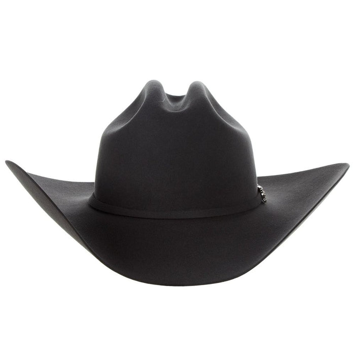 Resistol 6X Logan Charcoal 4 1/4in Brim Pre-Creased Felt Cowboy Hat