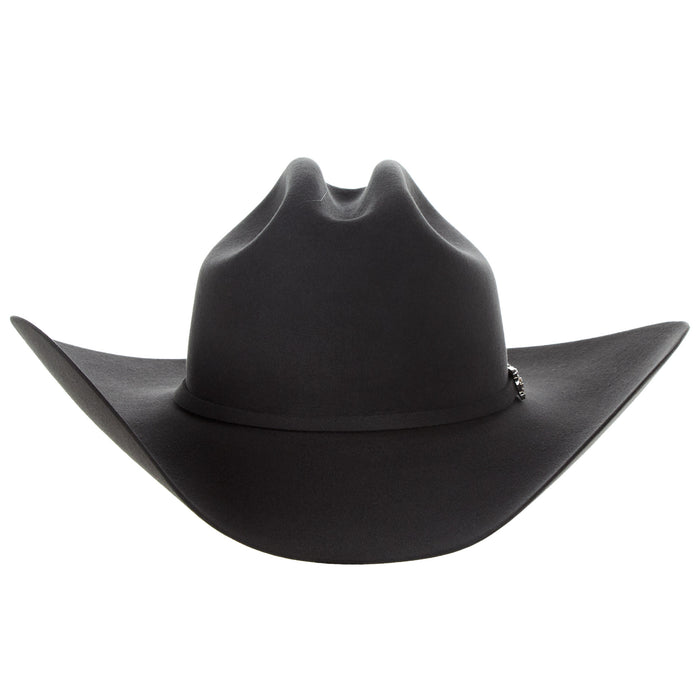 Resistol 6X Logan Charcoal 1/4in Brim Pre-Creased Felt Cowboy Hat