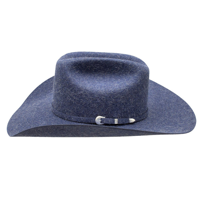 Resistol 6X Midnight Mix Blue 4 1/4in Brim Precreased Felt Hat