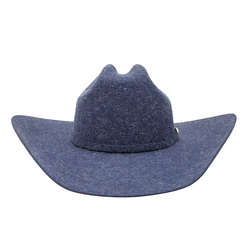 Resistol 6X Midnight Mix Blue 4 1/4in Brim Precreased Felt Hat