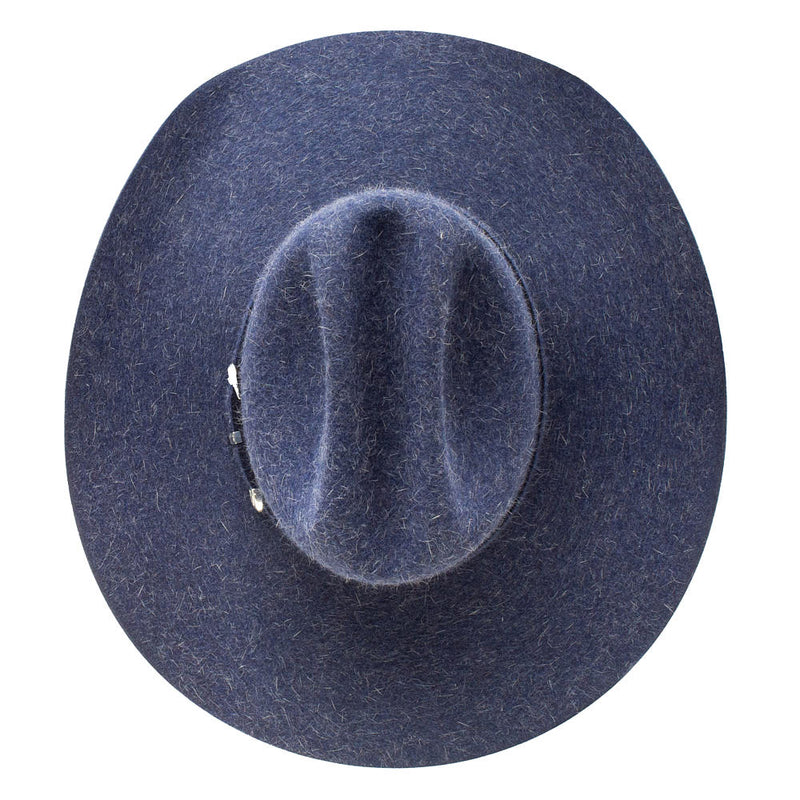Resistol 6X Midnight Mix Blue 4 1/4in Brim Precreased Felt Hat