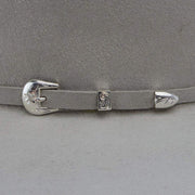 Resistol Midnight Silverbelly 4 1/4 Inch Brim