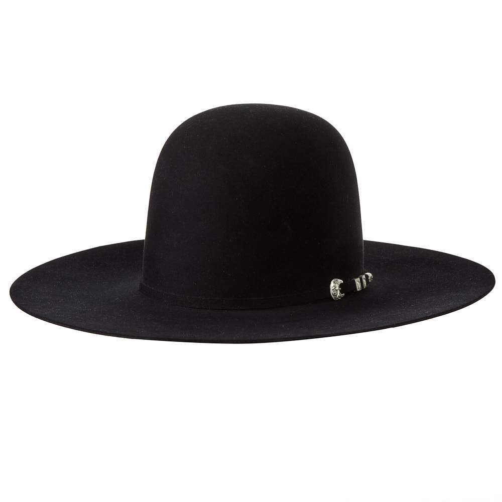 Resistol Pure Black 4 1/4in. Brim Felt Cowboy Hat