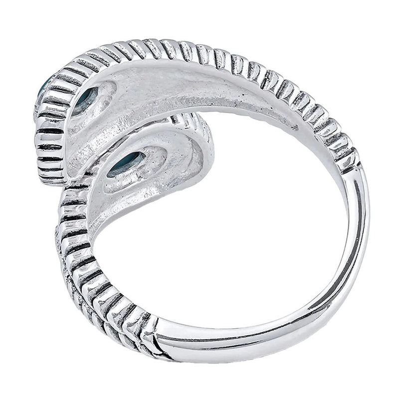 Montana Silversmiths Balancing The Whole Turquoise Open Ring